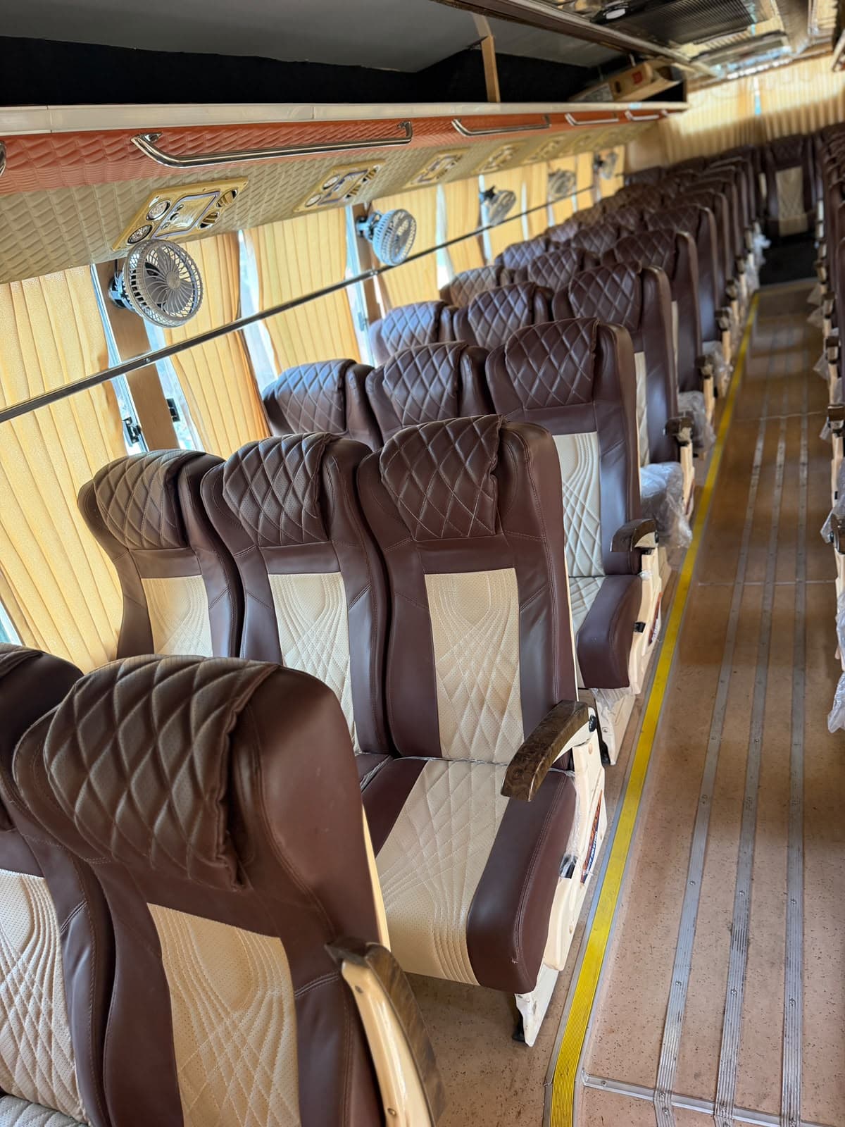 50-Seater AC Luxury Coach interior 1